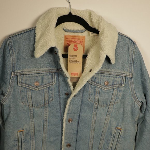 Levi's Original Trucker Jacket Sherpa **NWT** - Picture 2 of 7